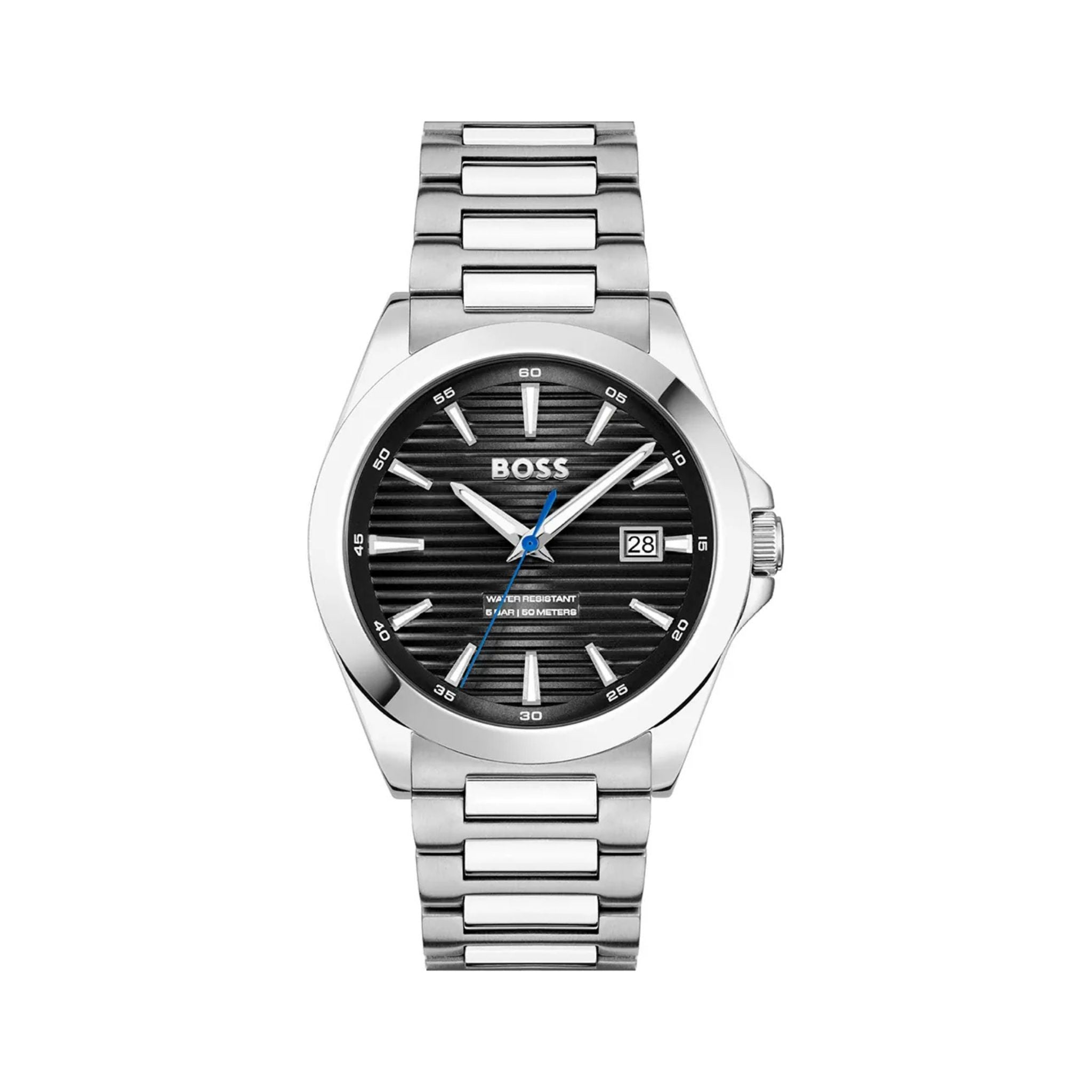 Hugo Boss Strike silver-tone Ridged Dial 1514170