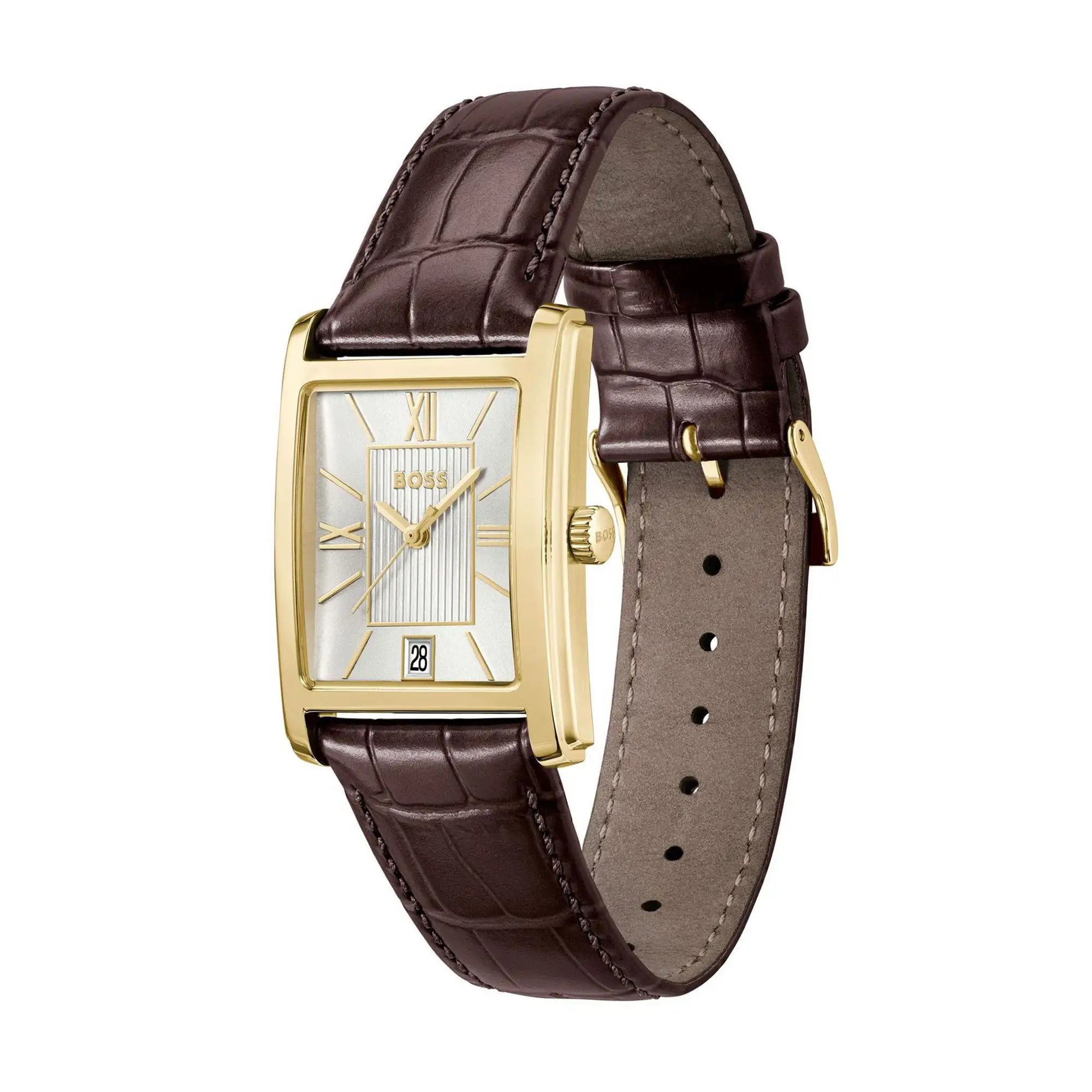 HUGO BOSS Principle Ladies’ Brown Leather Watch 1514300