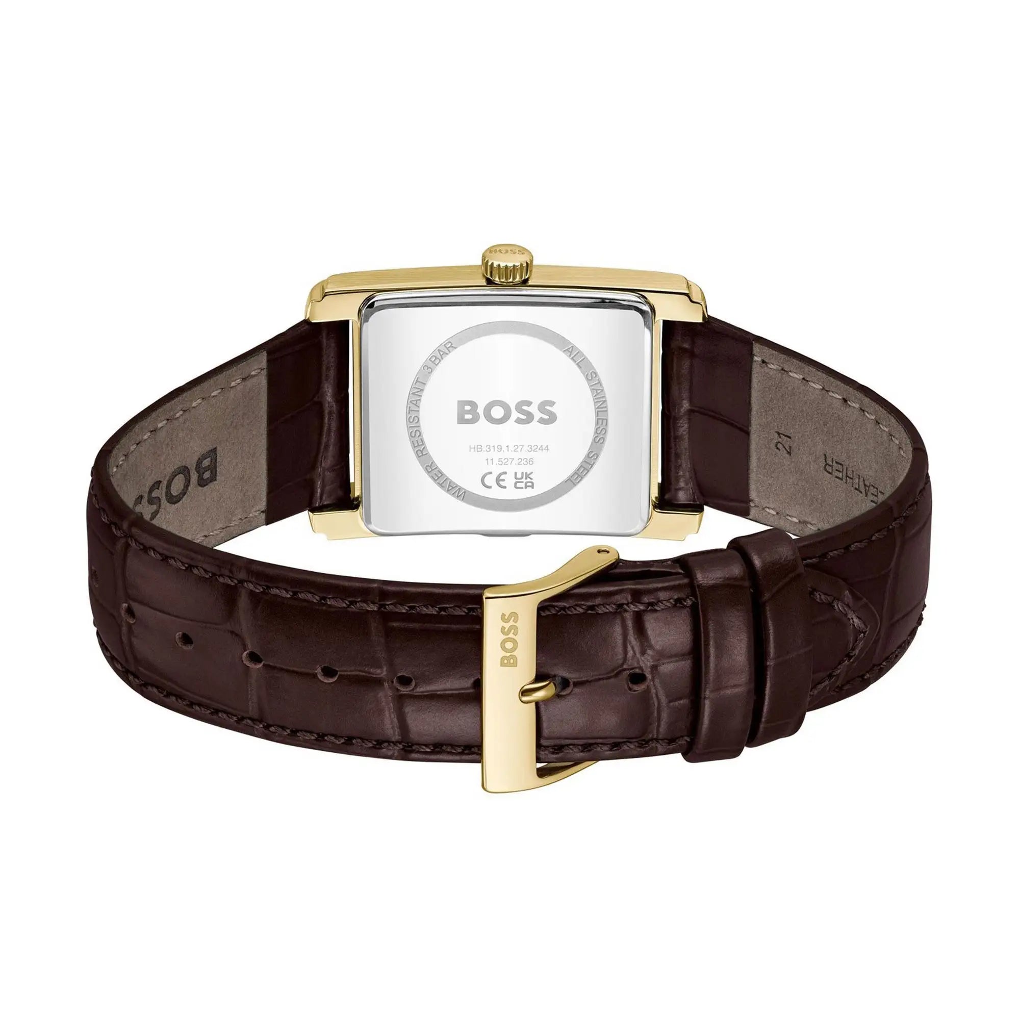 HUGO BOSS Principle Ladies’ Brown Leather Watch 1514300