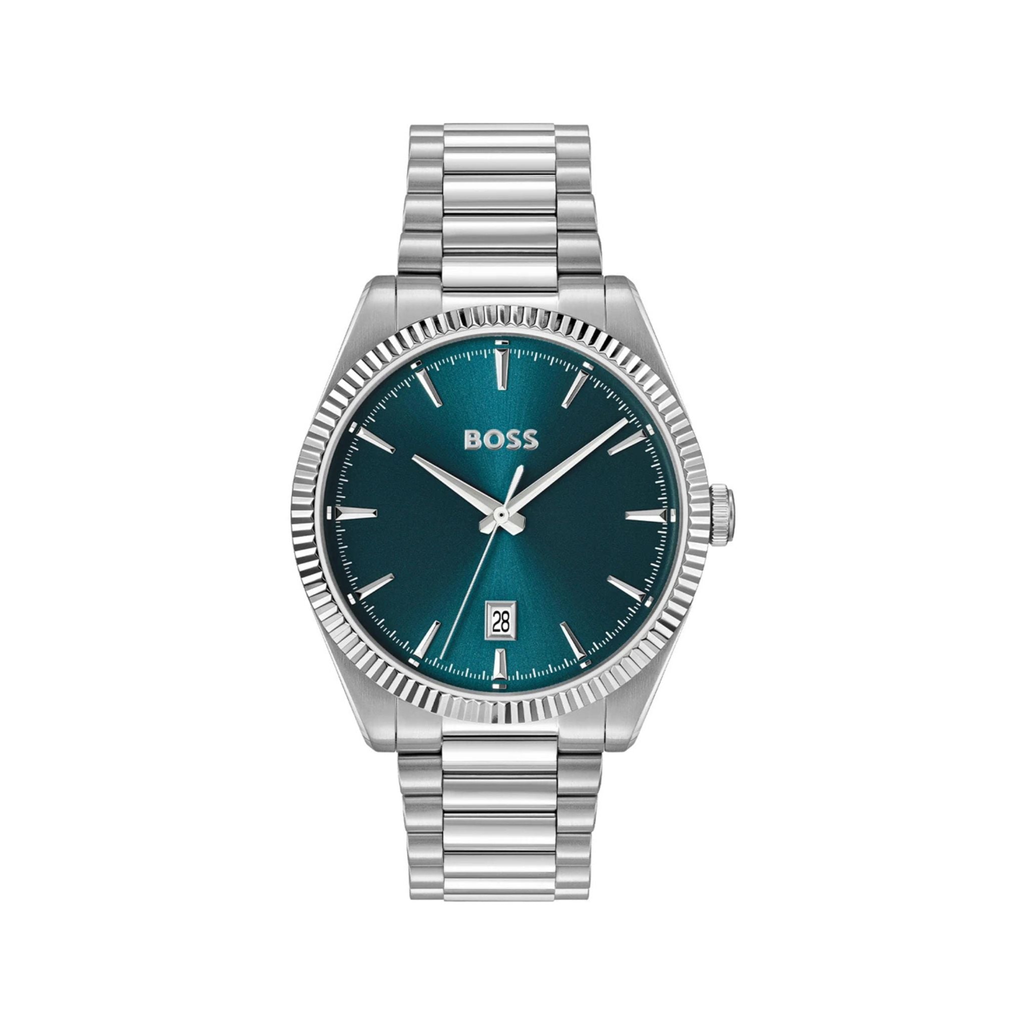 Hugo Boss Cheswick Blue Dial Fluted Bezel 1514309