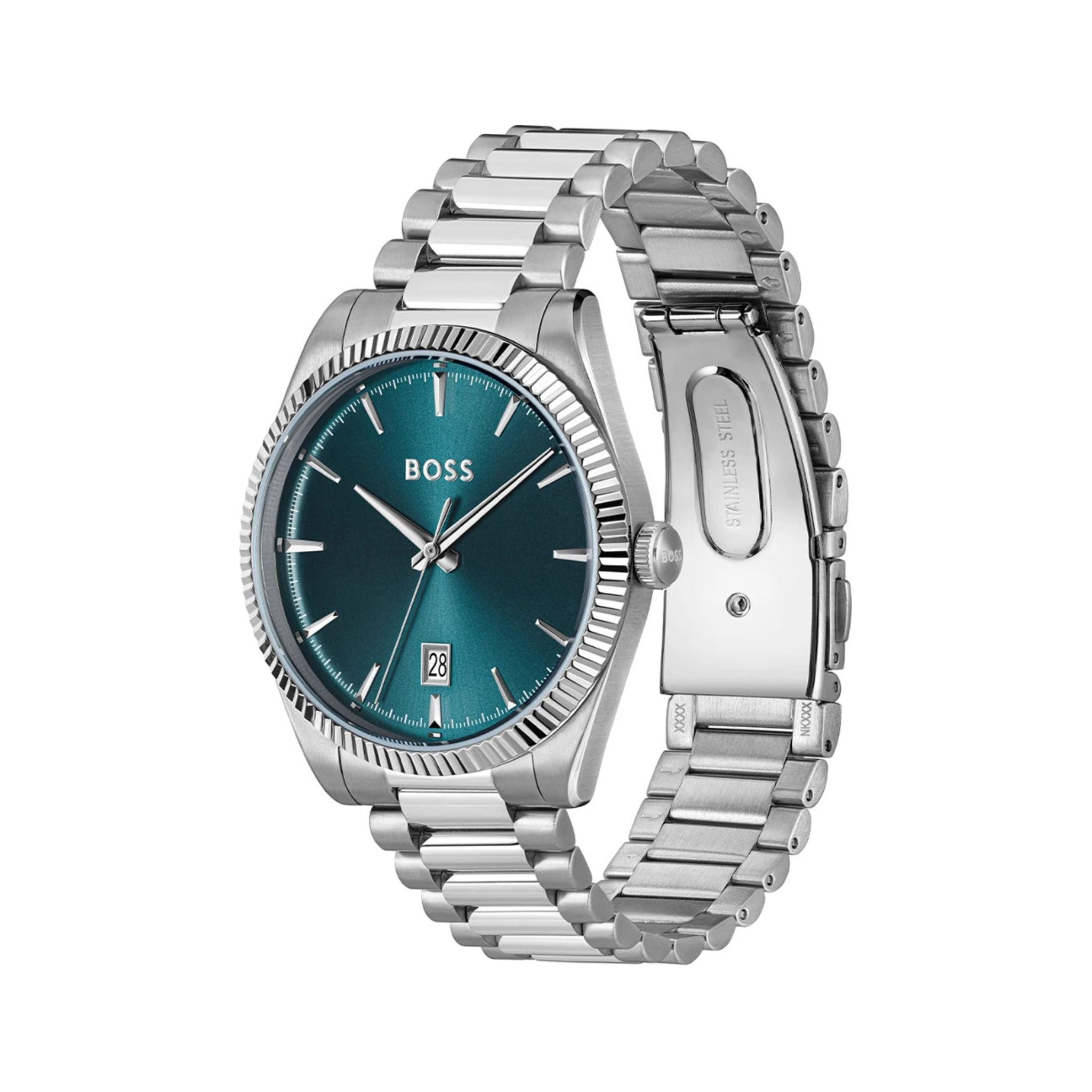 Hugo Boss Cheswick Blue Dial Fluted Bezel 1514309
