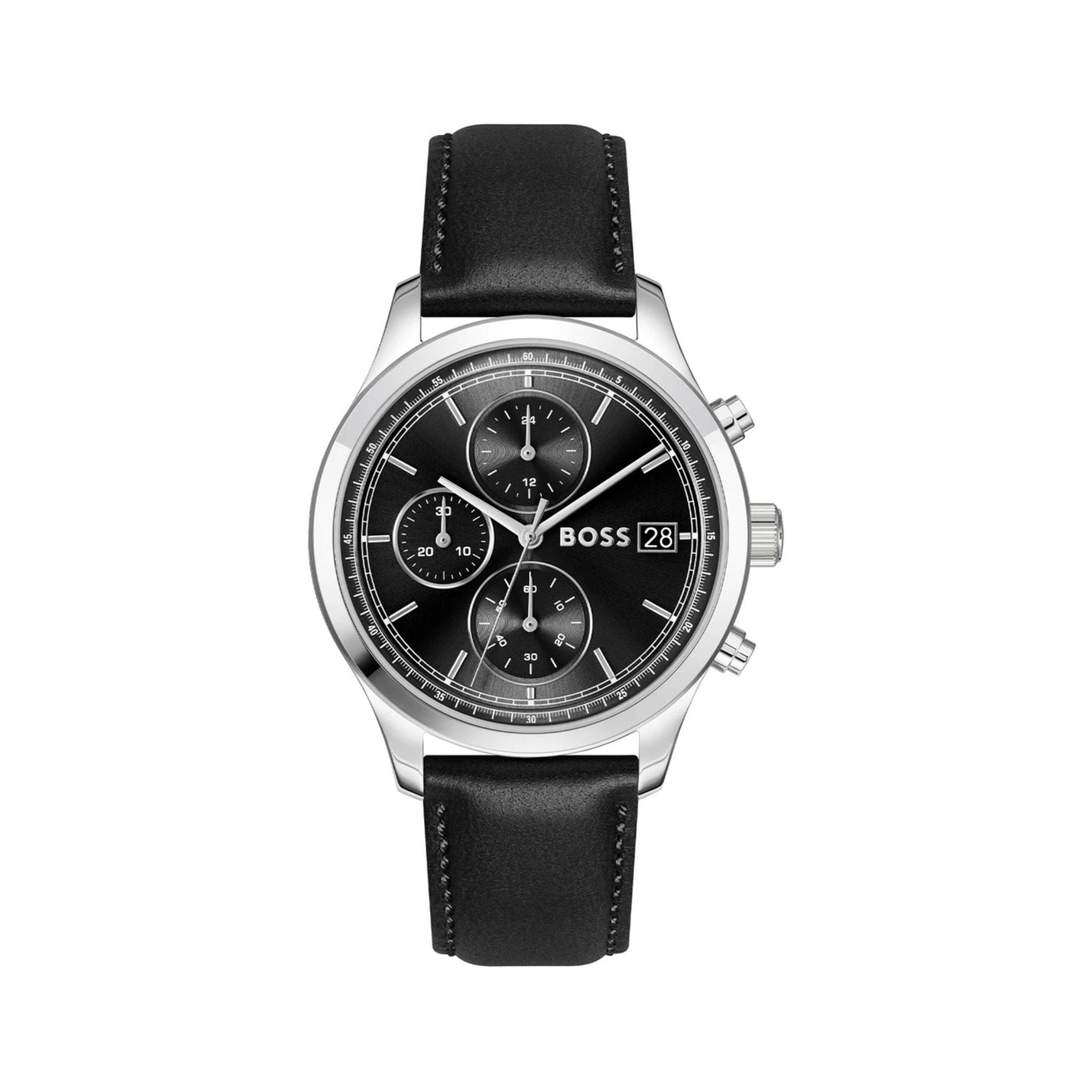 Hugo Boss Stratus Chronograph Black Leather 1514326