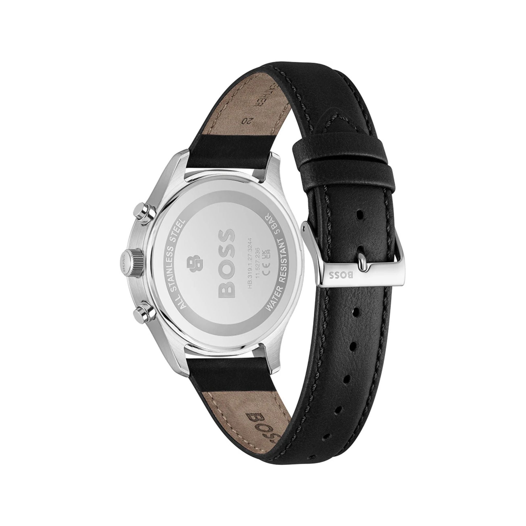 Hugo Boss Stratus Chronograph Black Leather 1514326