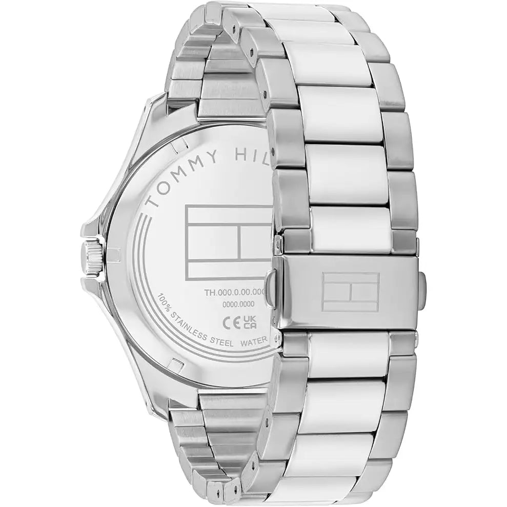 Tommy Hilfiger Bruce Men’s Blue Dial Stainless Steel Bracelet Watch 1710670
