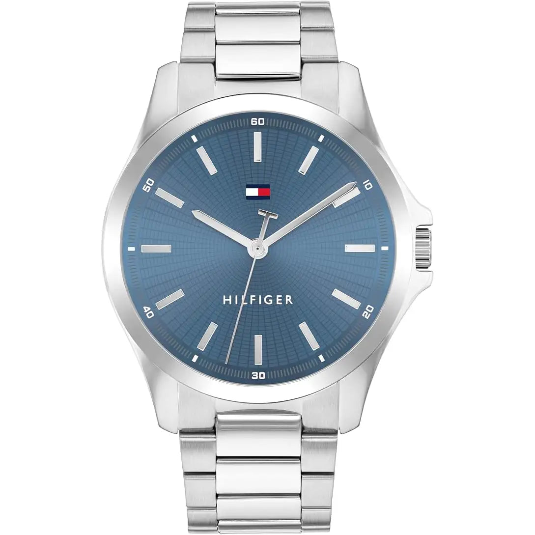 Tommy Hilfiger Bruce Men’s Blue Dial Stainless Steel Bracelet Watch 1710670