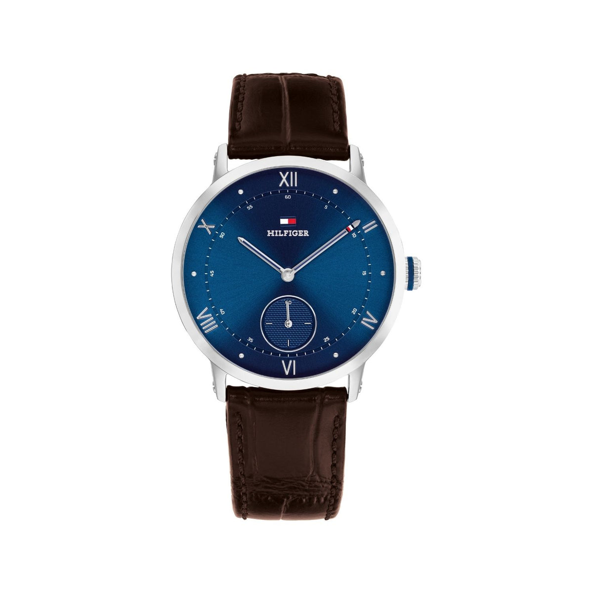 Tommy Hilfiger TH-Oxford Brown Leather, Blue 1710800