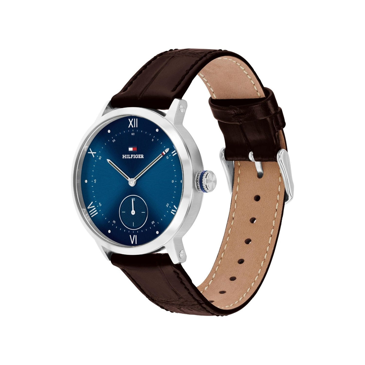 Tommy Hilfiger TH-Oxford Brown Leather, Blue 1710800