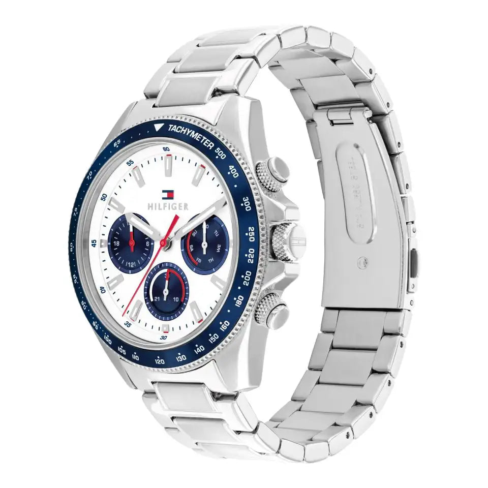 Tommy Hilfiger Men's Chronograph Silver Watch 1792238