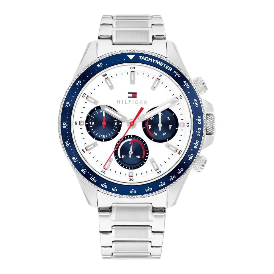 Tommy Hilfiger Men's Chronograph Silver Watch 1792238