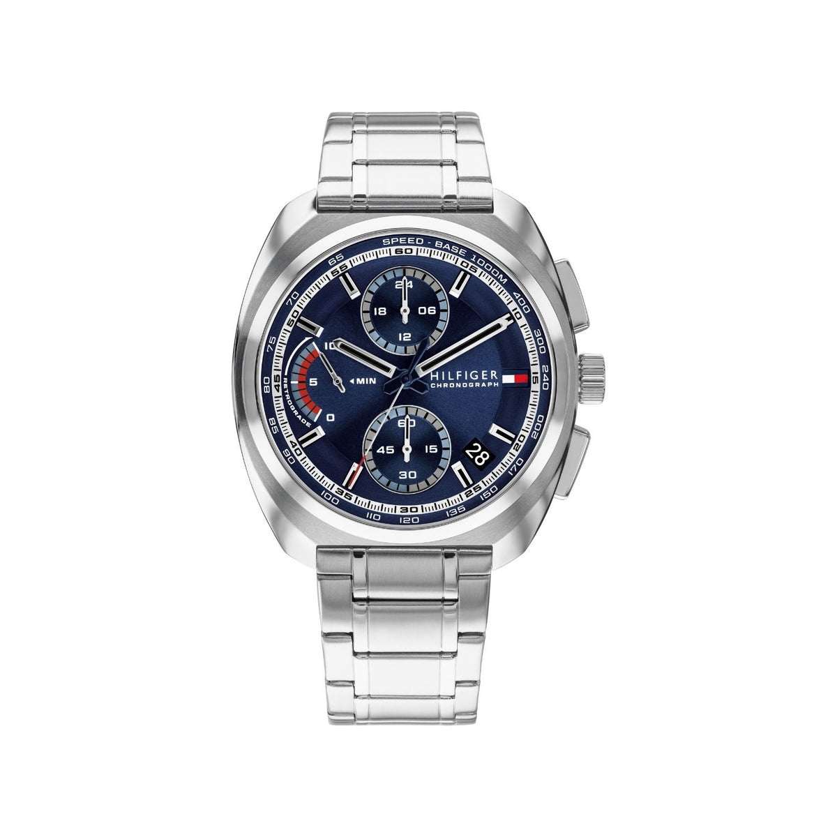 Tommy Hilfiger Cole Silver-tone, Blue 1792273