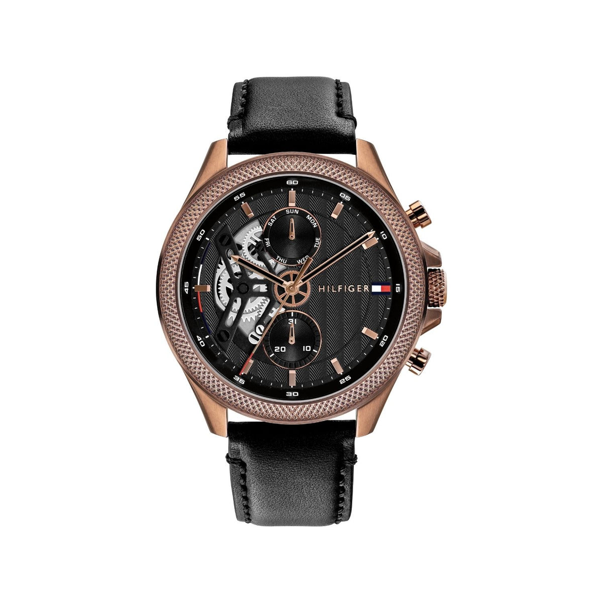 Tommy Hilfiger Clark Black Leather 1792286