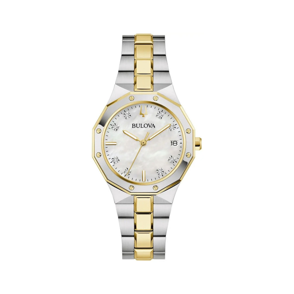 Bulova Ladies' Prestige Diamond Two-tone 98P234