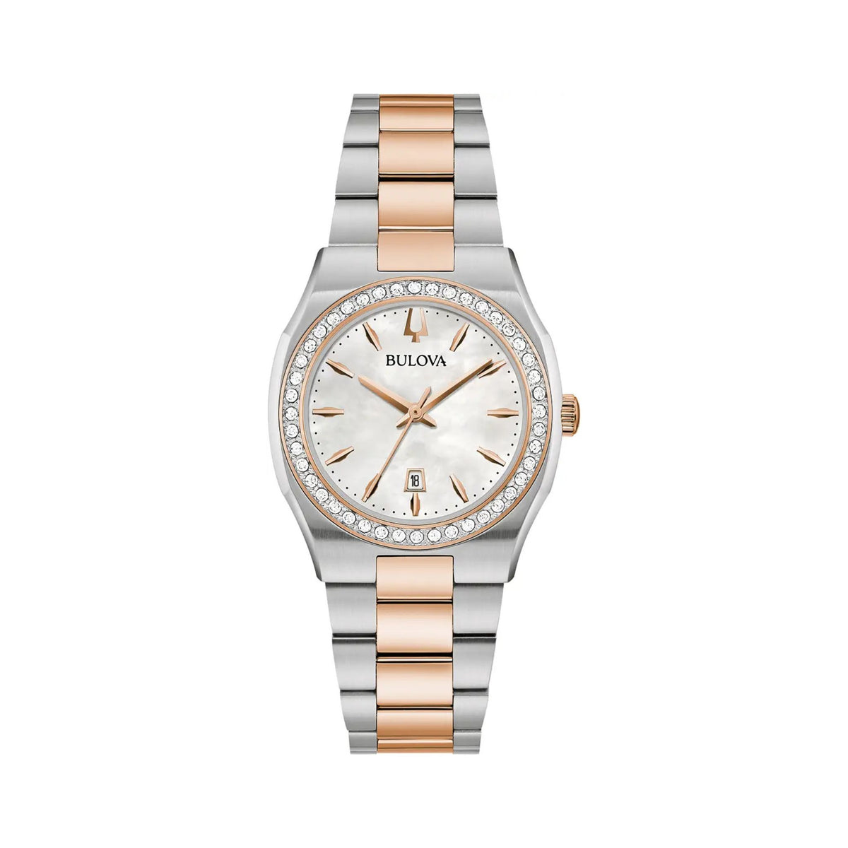 Bulova Ladies' Surveyor Diamond Two-tone 98R283