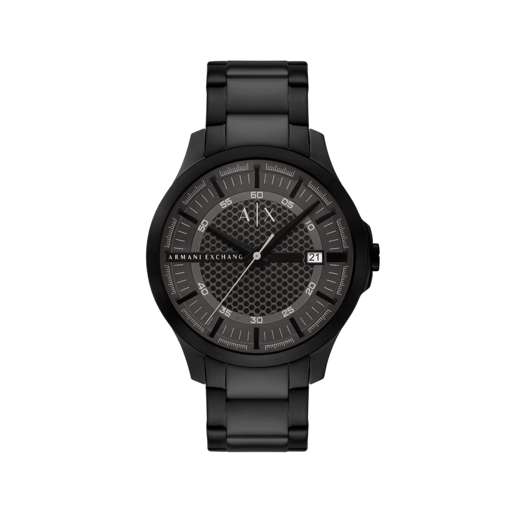 Armani Exchange Hampton Black Stainless Steel Watch AX2464