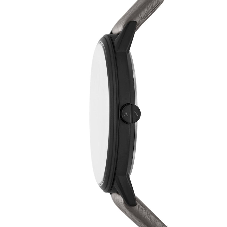 Armani Exchange AX2764 Grey Dial Leather Strap Men's Watch