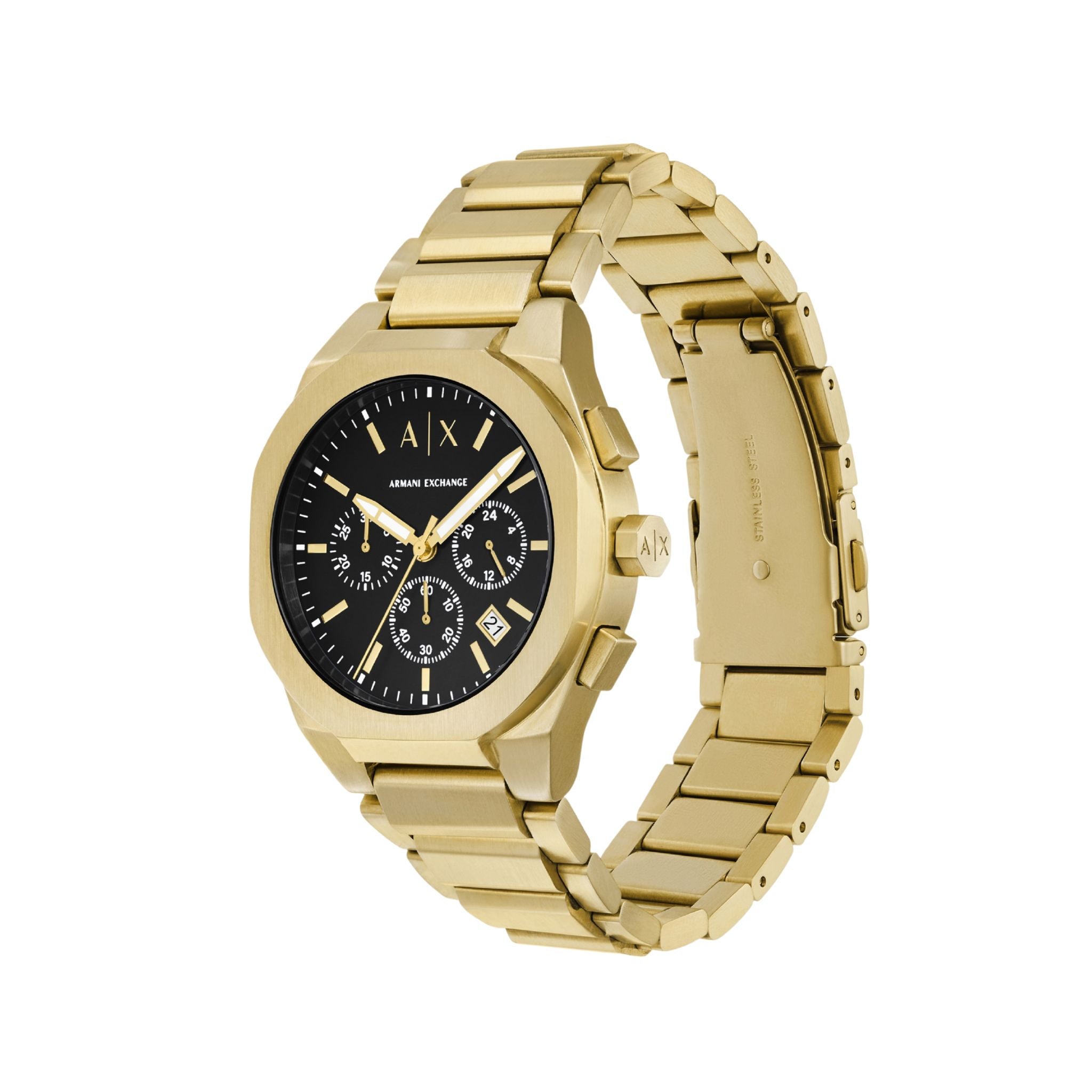 Armani Exchange Rafael Gold-tone Chronograph Watch AX4180