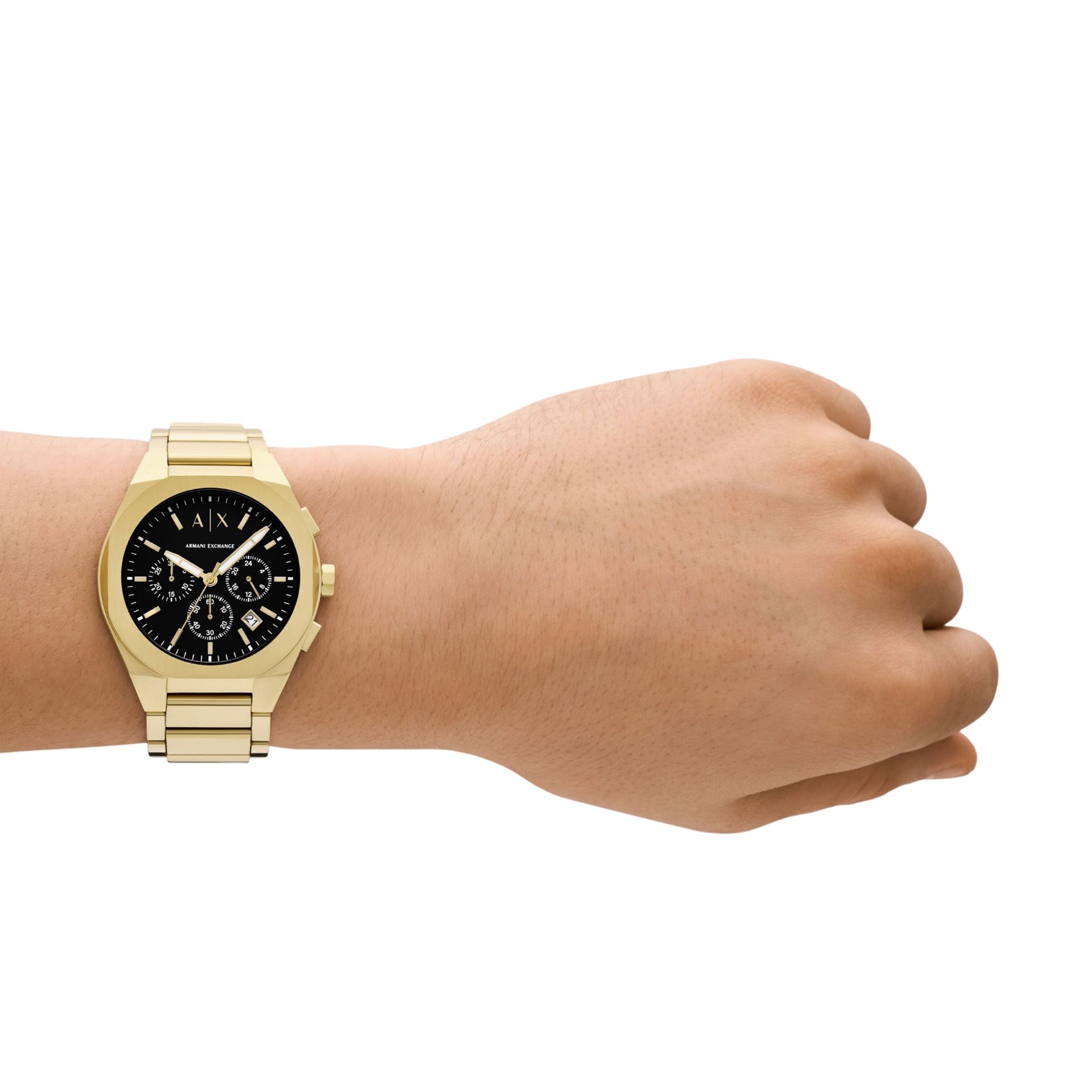 Armani Exchange Rafael Gold-tone Chronograph Watch AX4180