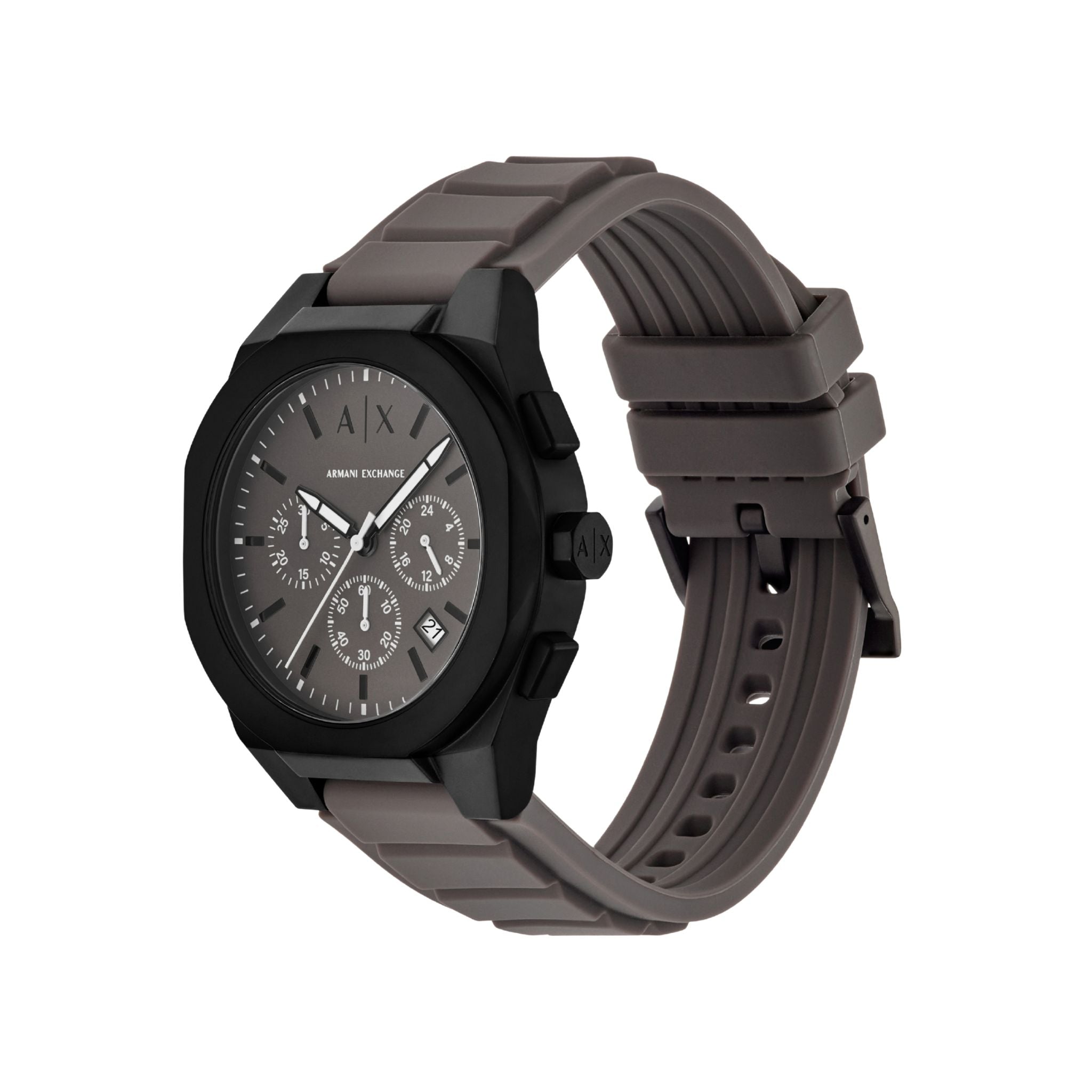 Armani Exchange Sync Chronograph Grey Silicone AX4191