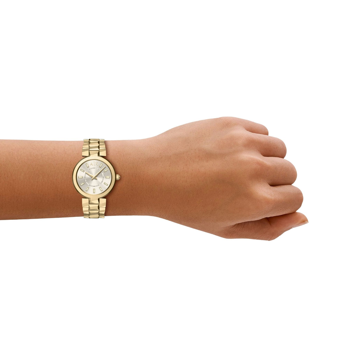 Armani Exchange Audora Gold tone Silver Dial AX4409