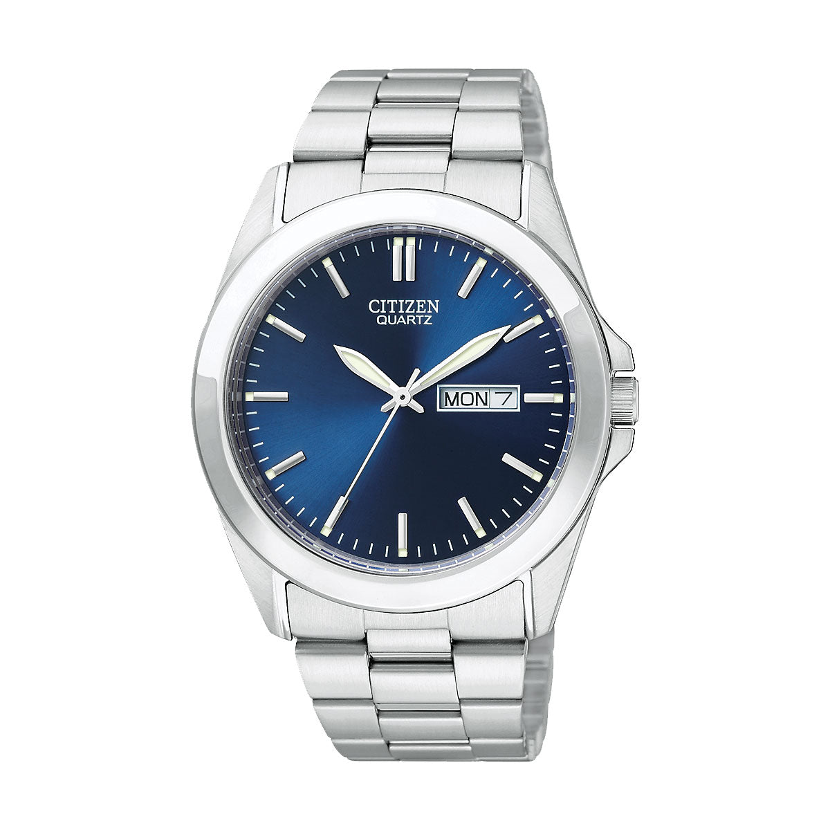 Citizen Quartz Day-Date Men's Blue Dial Watch - BF0580-57L