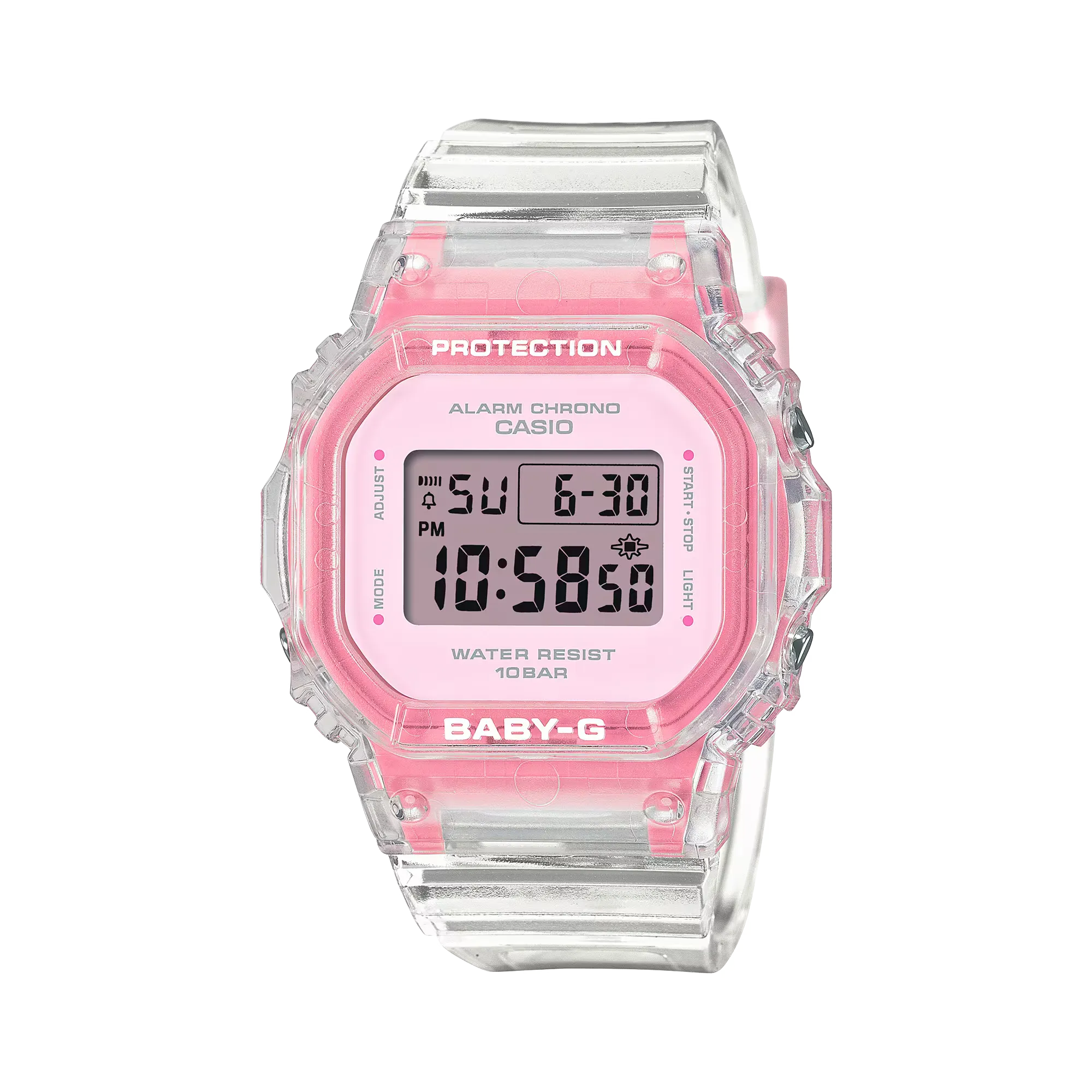 Casio Baby-G BGD-565SJ-7ER Pink Jelly Colors Digital Ladies' Watch