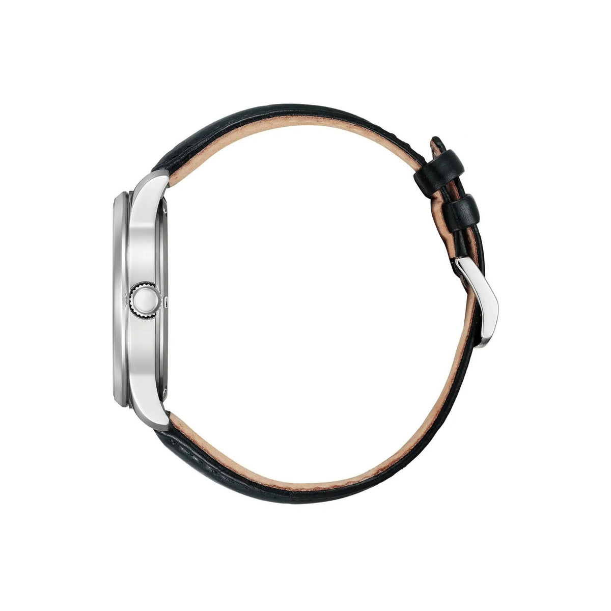 Citizen Chandler Black Leather Day-Date BM8550-14A