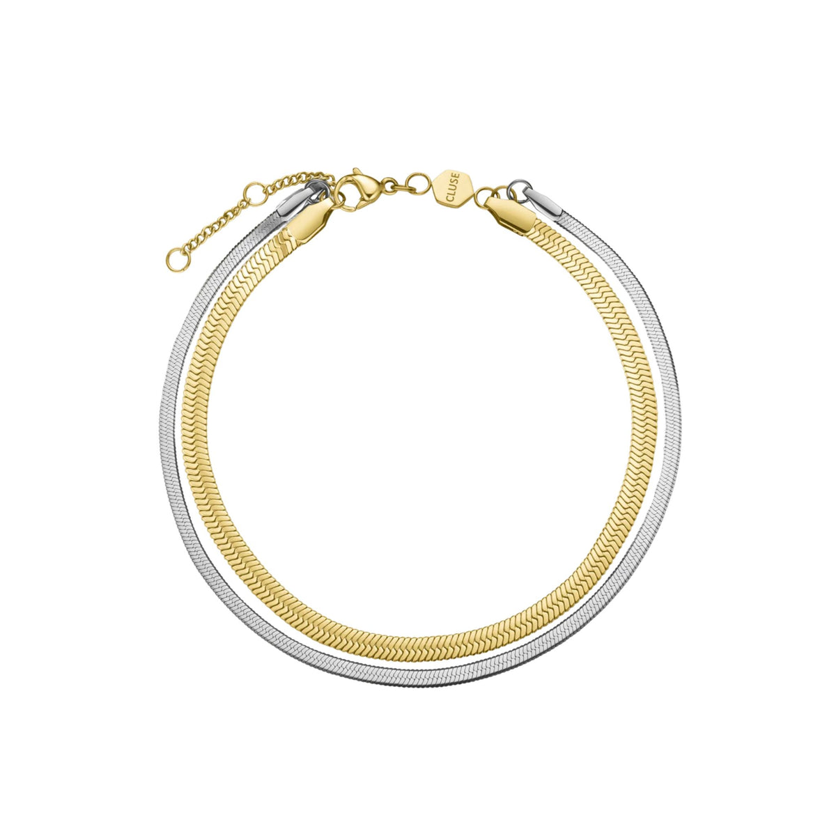 Cluse Gift Box Gracieuse Petite Two-tone & Double Snake Bracelet CG11801