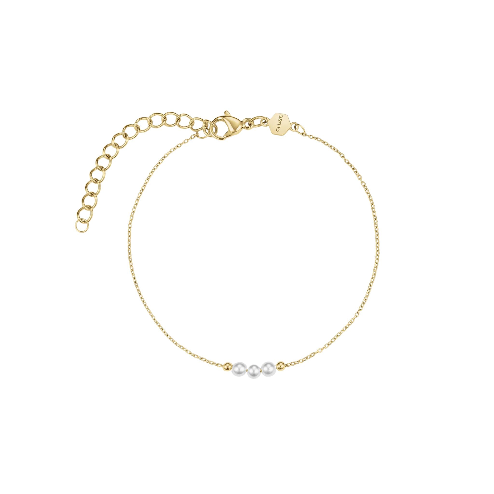 Cluse Gift Box Belisenna Gold & Pearl Chain Bracelet CG15001