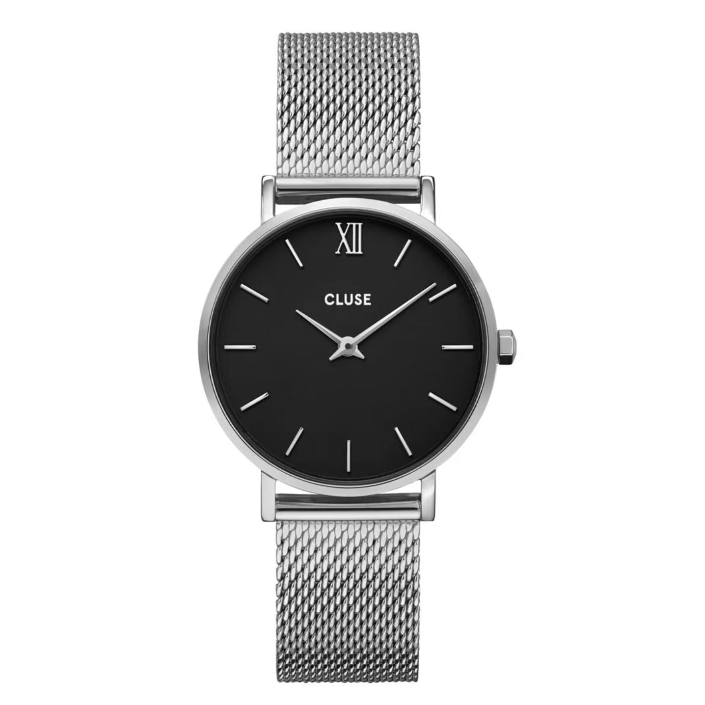 Cluse Minuit CW0101203005 Silver Black Ladies Watch