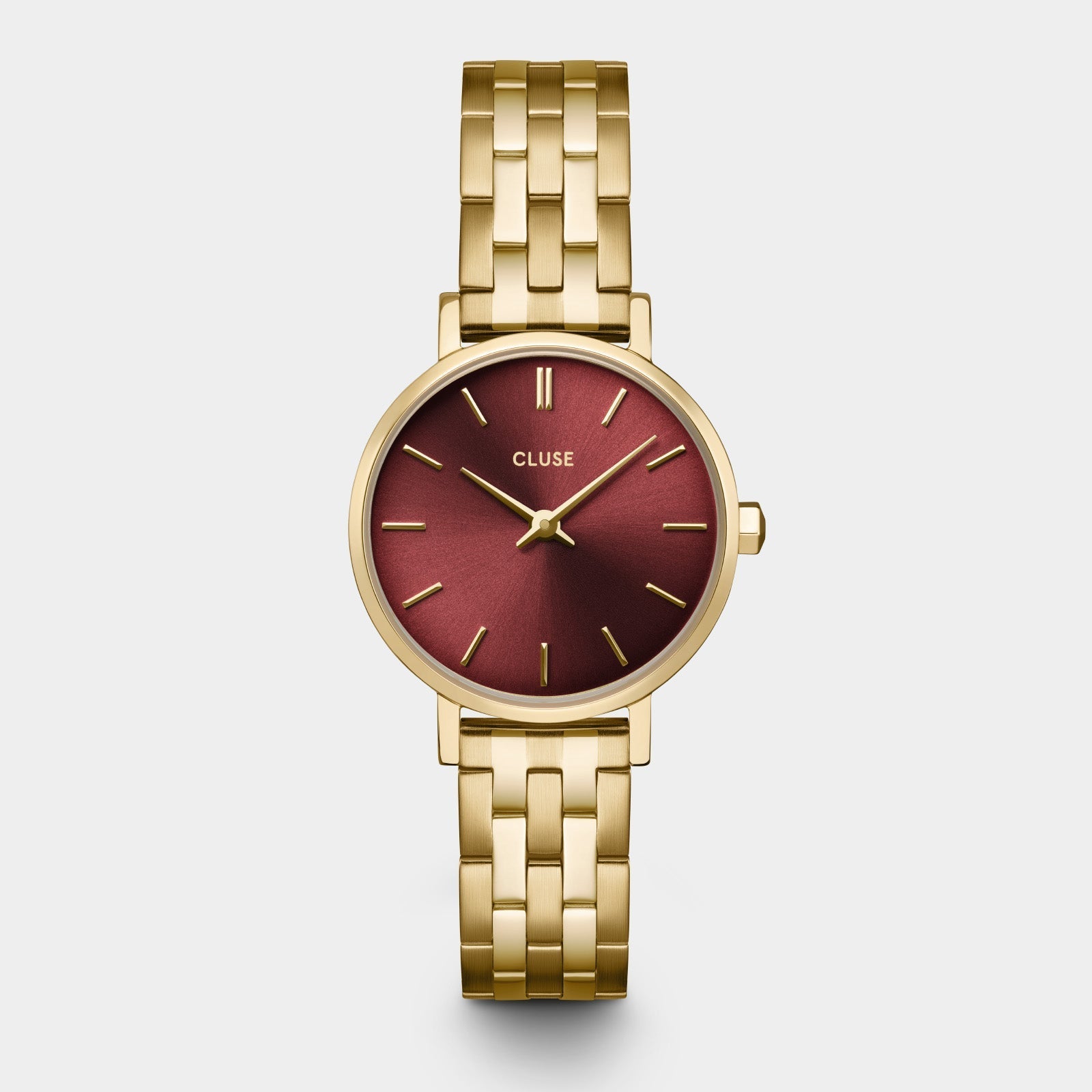 Cluse Boho Chic Petite CW10505 Gold Dark Cherry Ladies’ Watch