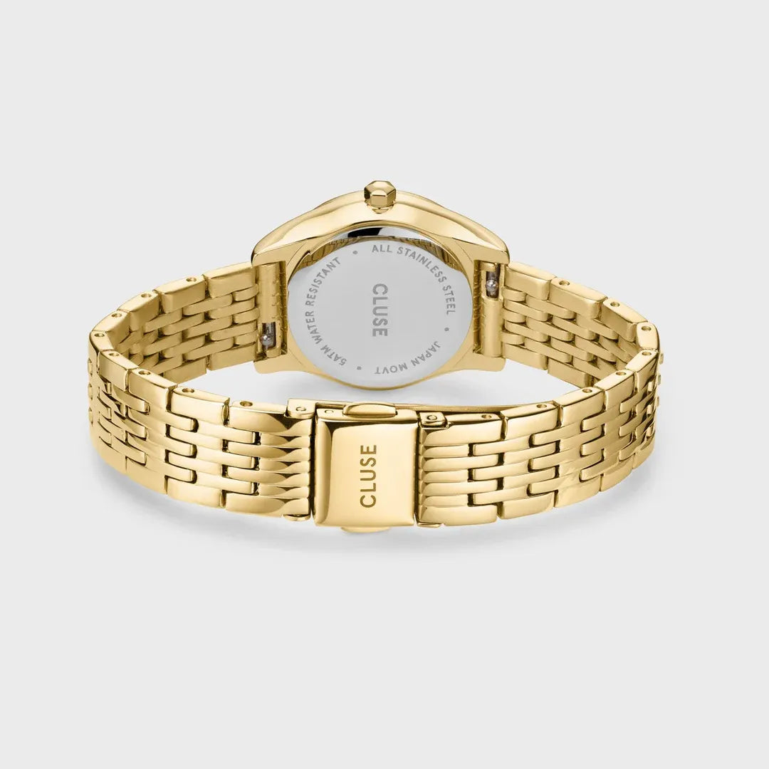 Cluse Féroce Mini Watch Steel White, Gold Colour watch - CW11705