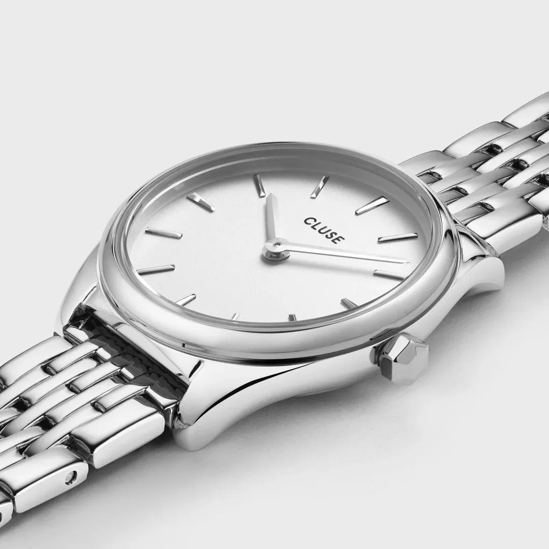 Cluse Féroce Mini Watch Steel White, Silver Colour watch - CW11706