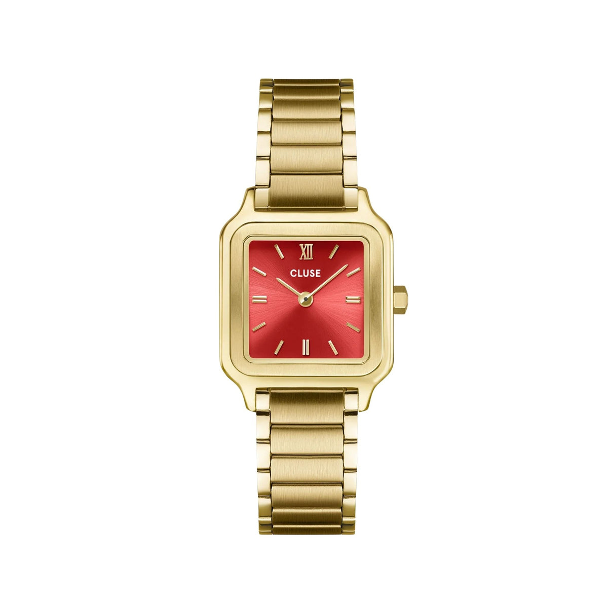 Cluse Gracieuse Petite Watch Steel, Watermelon Red, Gold Colour CW11827
