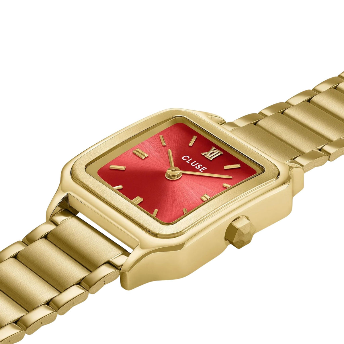 Cluse Gracieuse Petite Watch Steel, Watermelon Red, Gold Colour CW11827