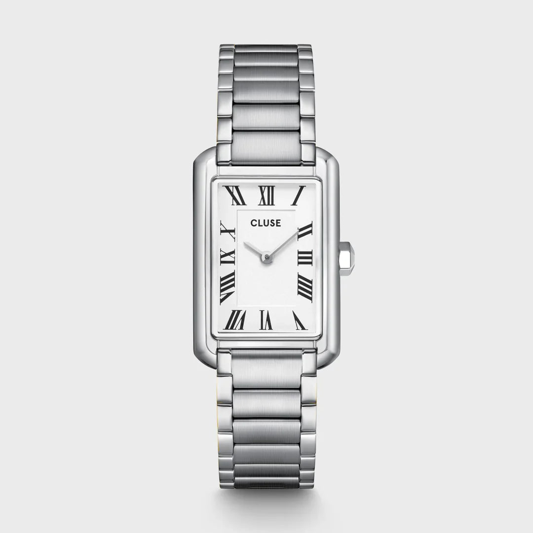 Cluse Belisenna Watch Steel, White, Silver Colour - CW15002