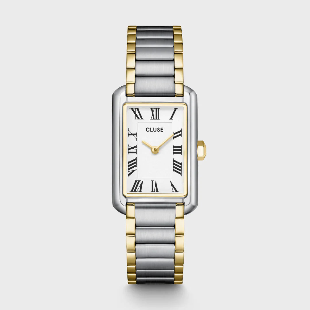 Cluse Belisenna Watch Steel, White, Two-tone - CW15003