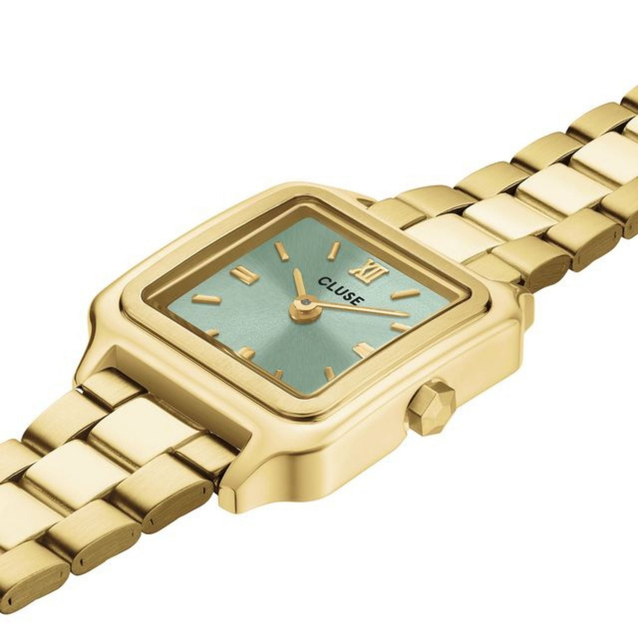 Cluse Gracieuse Mini Watch Steel, Sage Green, Gold Colour CW15505