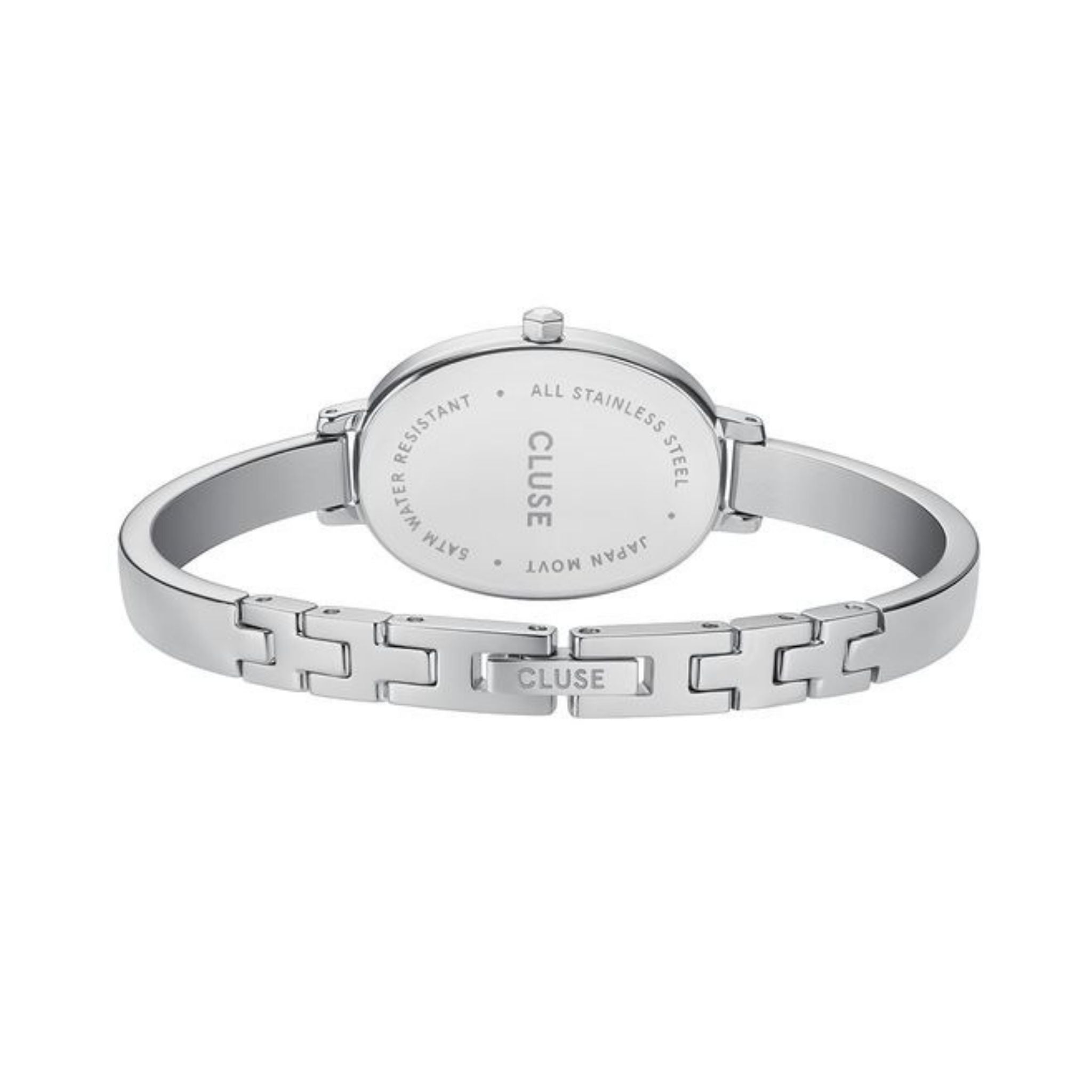 Cluse L'Ovale Watch, Silver, White Dial CW16102