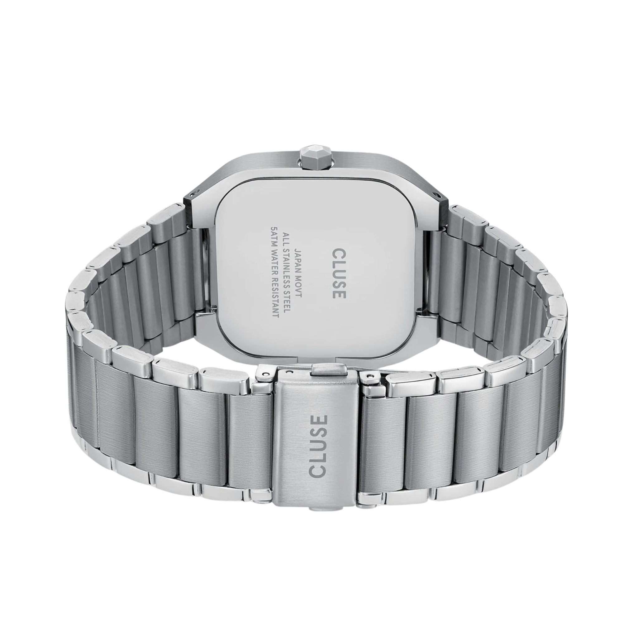Cluse Quadrus Watch, Silver, Green Dial CW25702