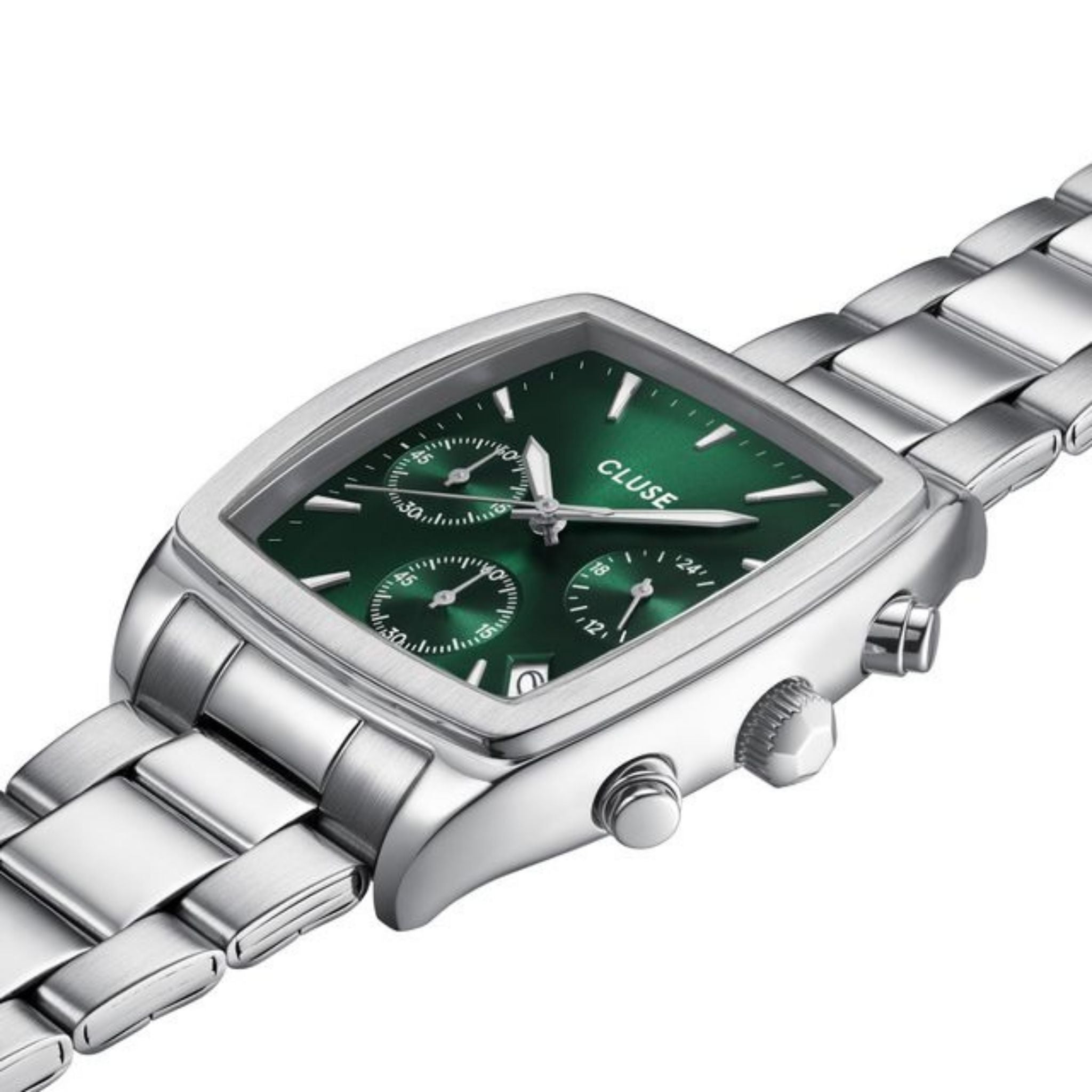 Cluse Quartaut Watch, Green Dial CW52002