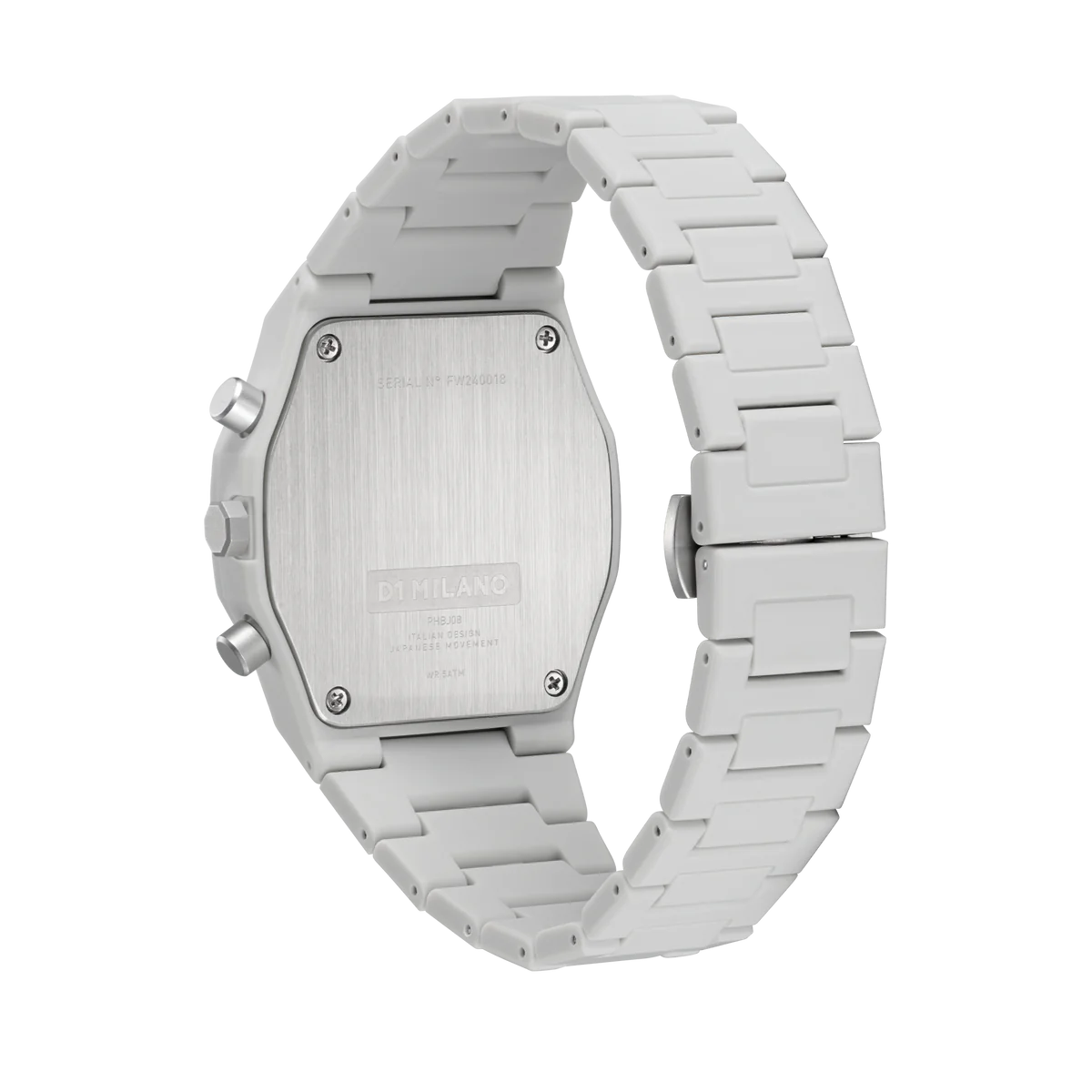 D1 Milano Chronograph Fossil Grey - D1-PHBJ08
