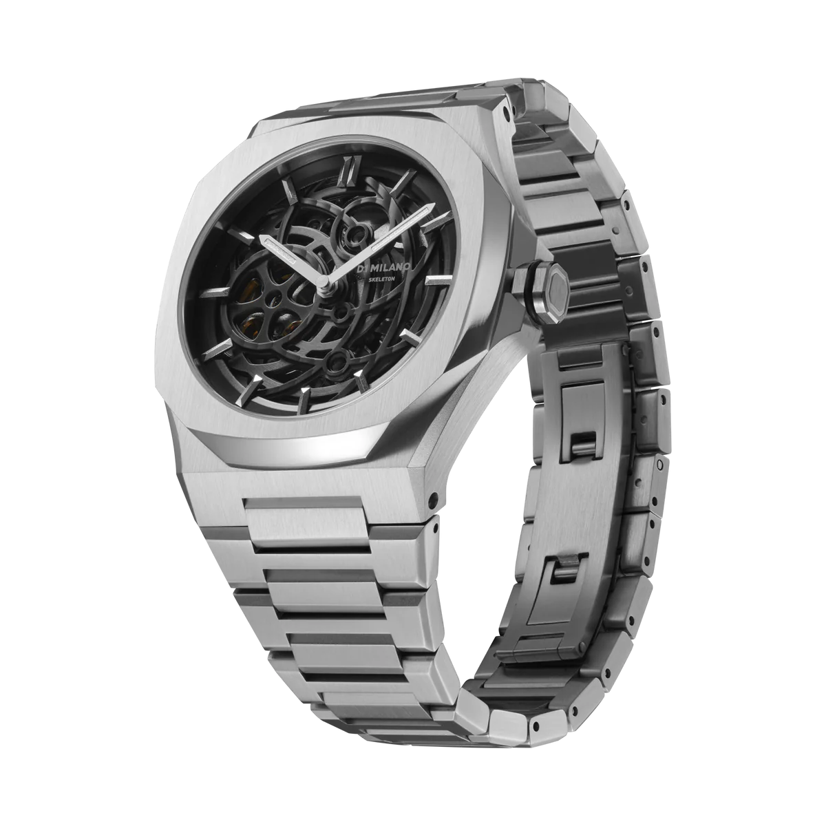 D1 Milano Silver Skeleton Bracelet - D1-SKBJ10