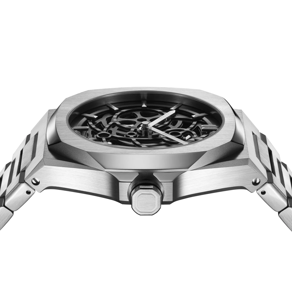 D1 Milano Silver Skeleton Bracelet - D1-SKBJ10