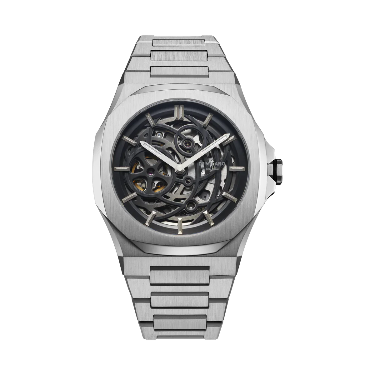 D1 Milano Silver Skeleton Bracelet - D1-SKBJ10