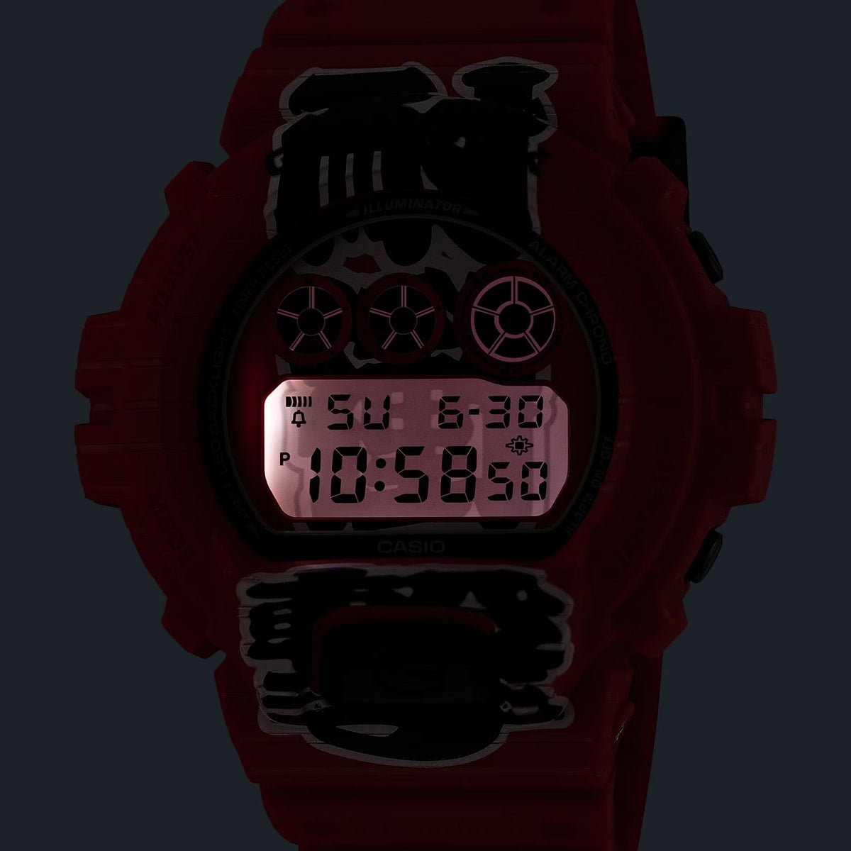 Casio G-Shock Digital Red Lantern Series DW-6900AKA-4ER