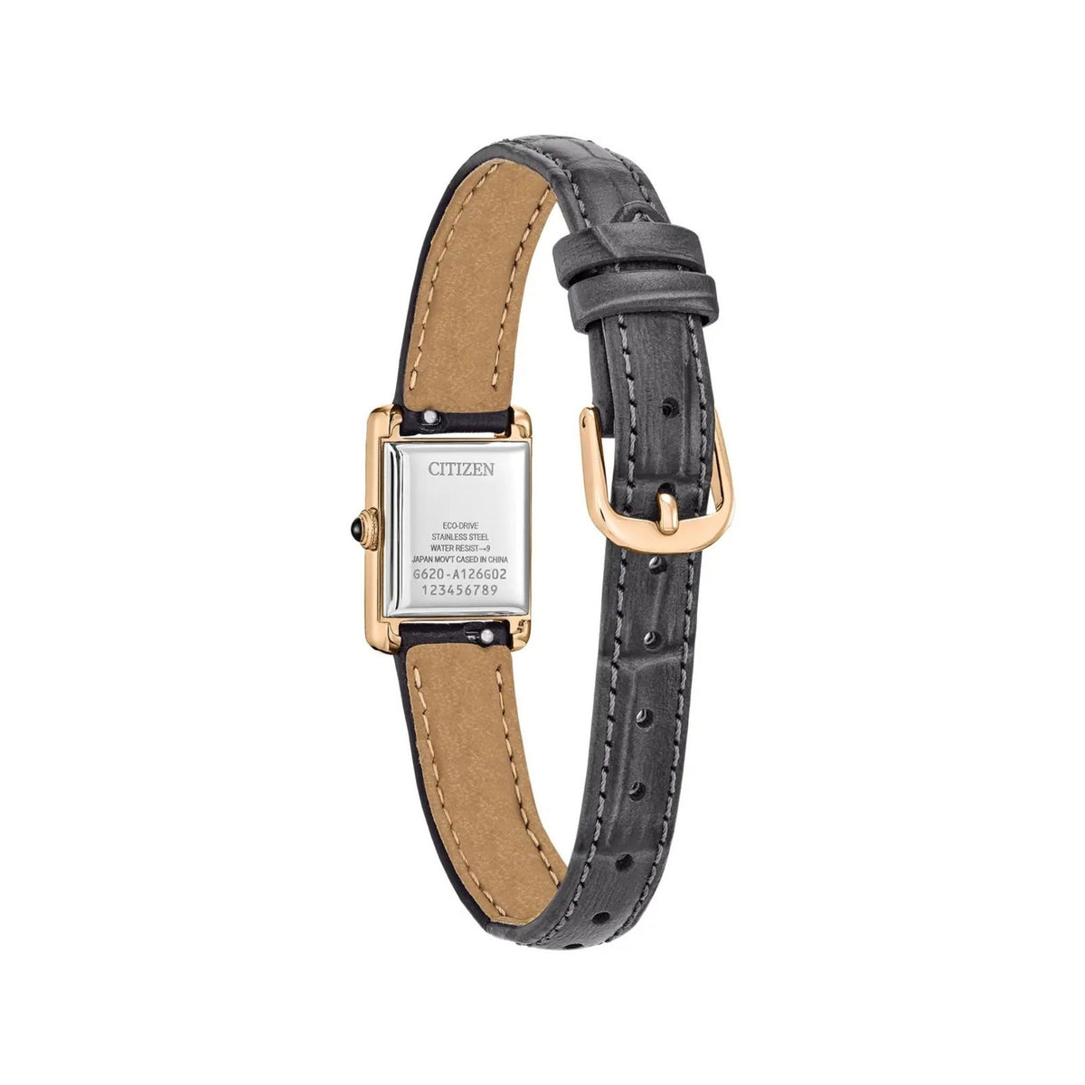 Citizen Ladies' Fio Roma Grey Leather EG2799-18W