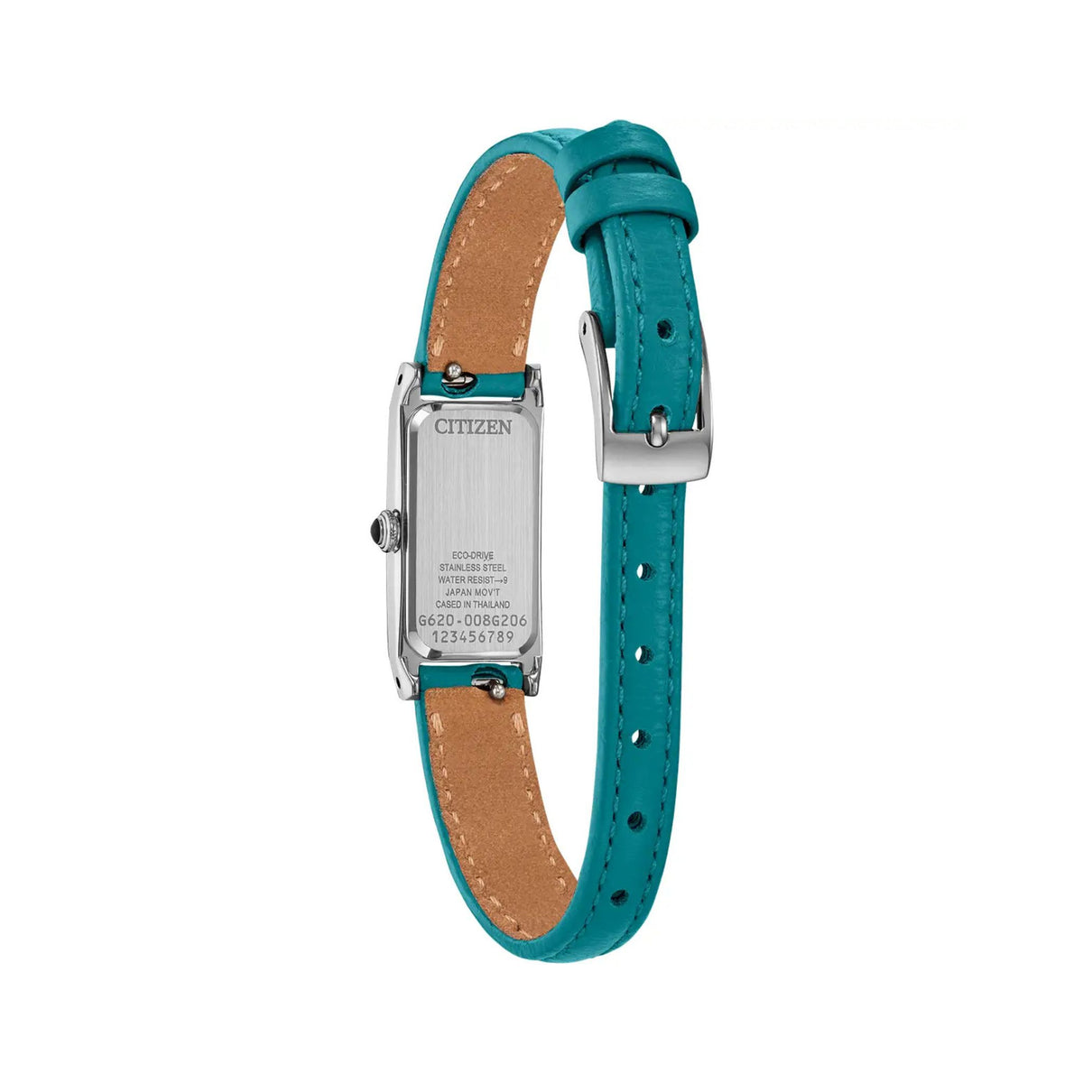 Citizen Ladies' Fio Dress Classic Teal Leather EG7120-00A