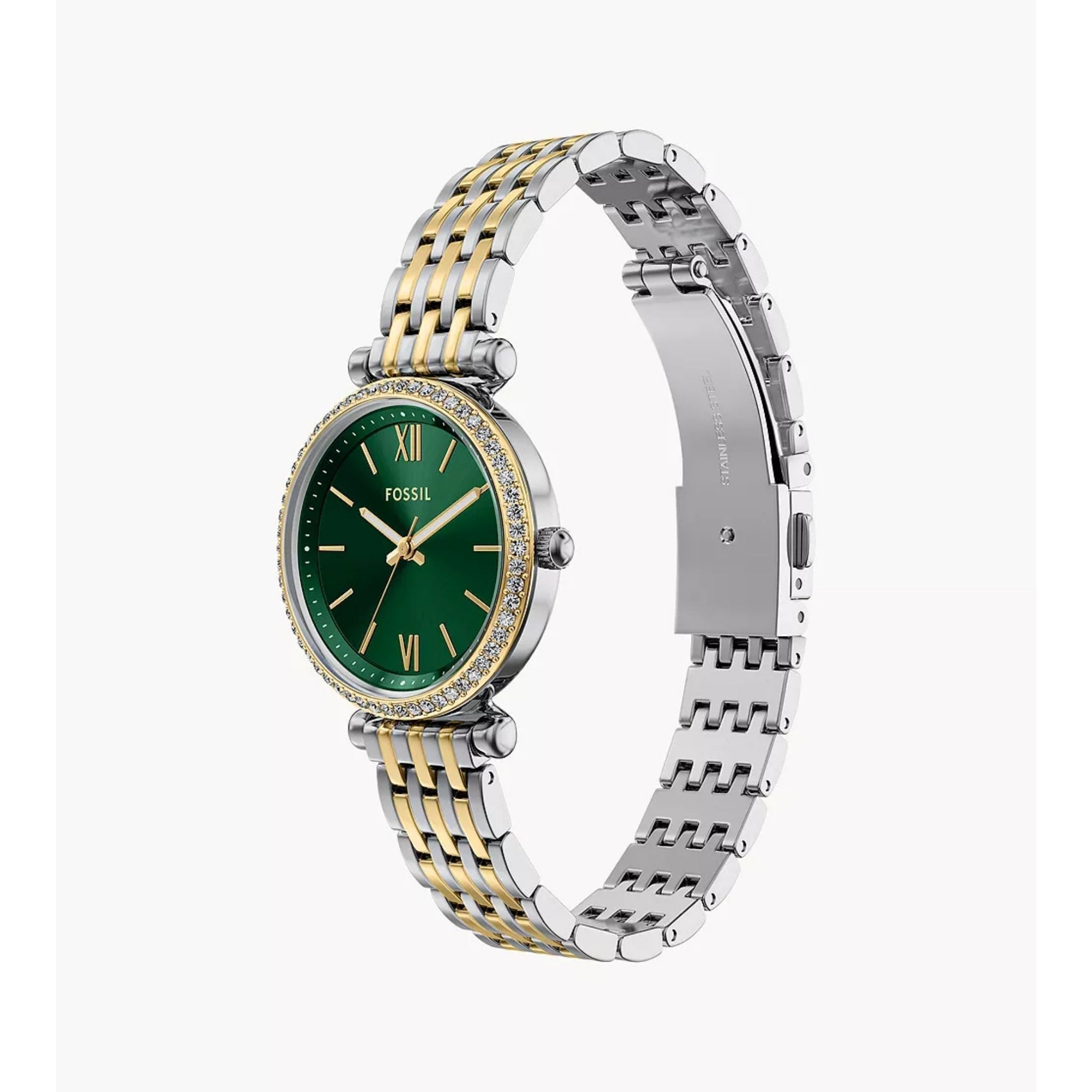 Fossil Carlie Mini Green Dial ES5439