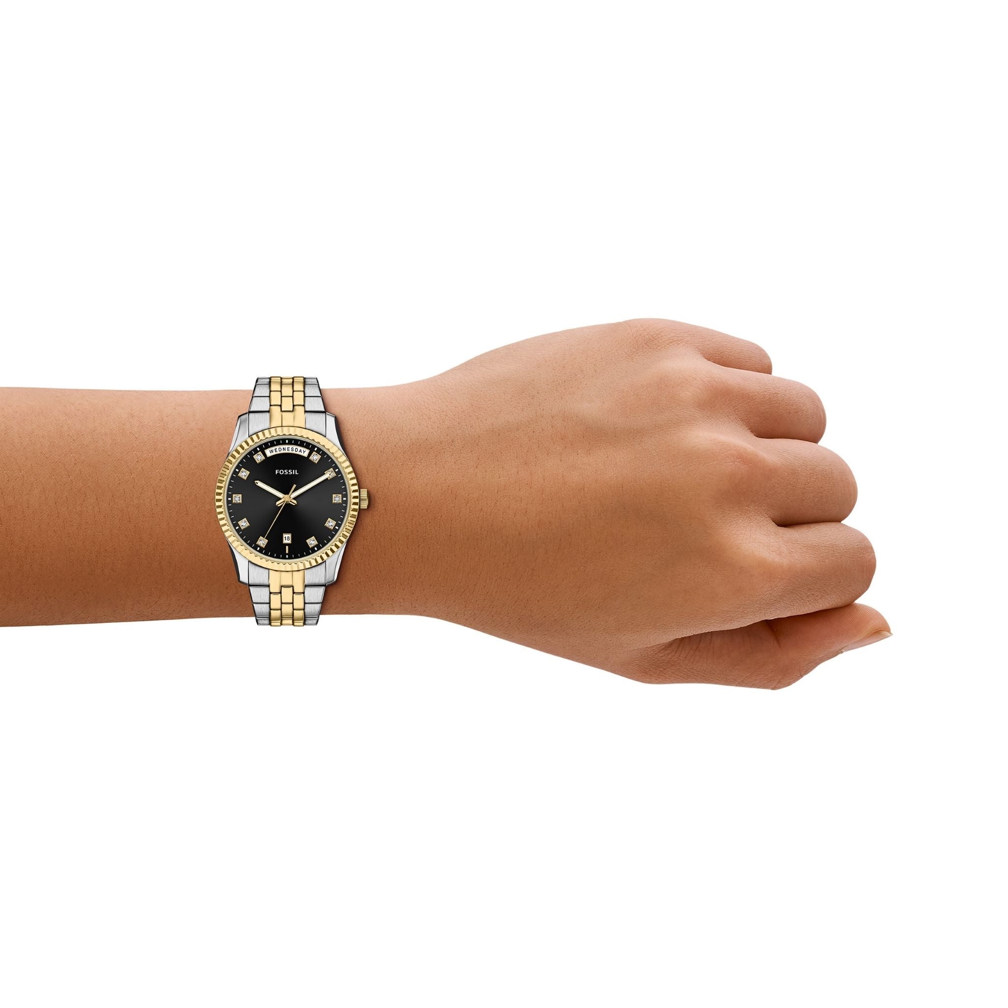Fossil Scarlette Black Dial ES5458