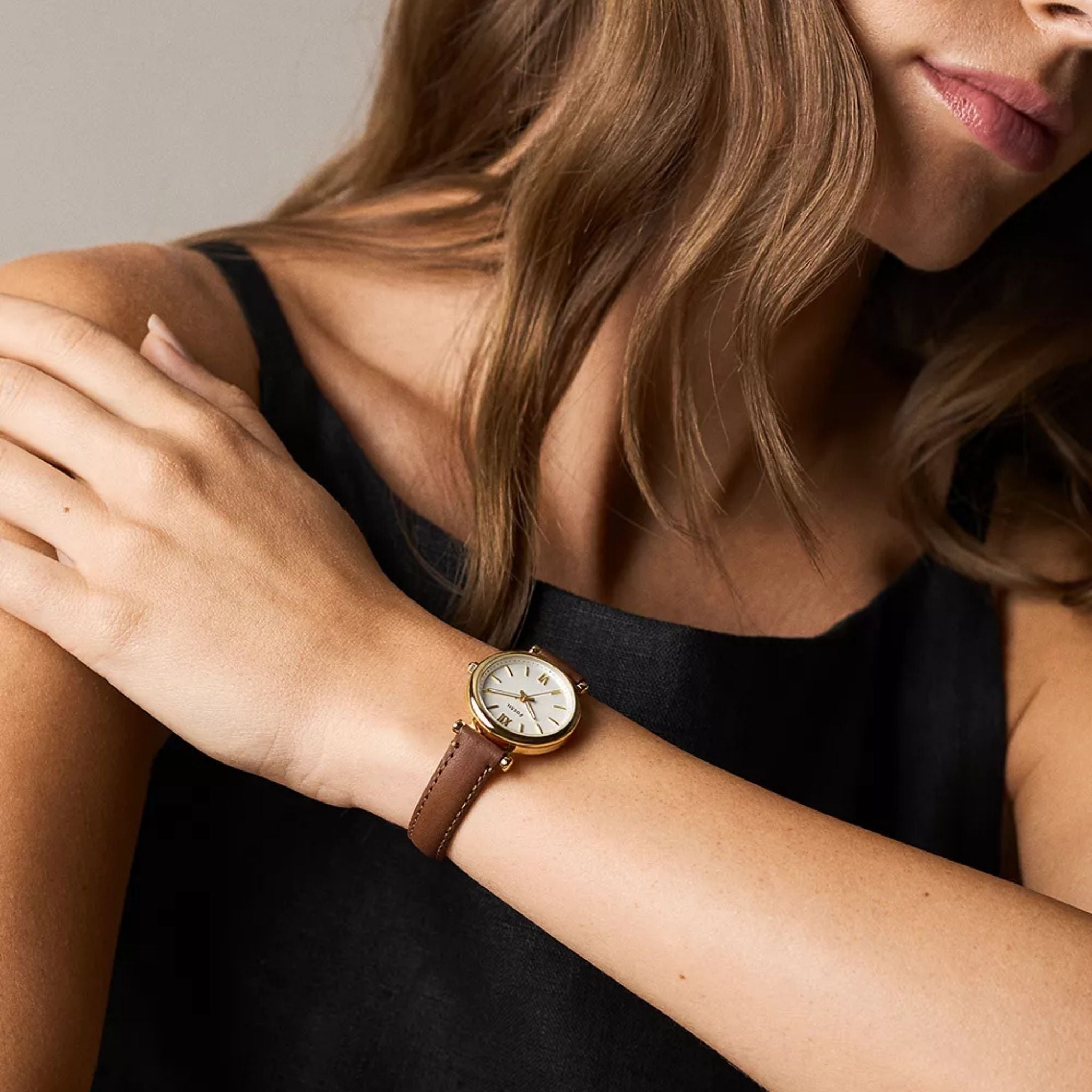 Fossil Carlie Leather Strap ES5464